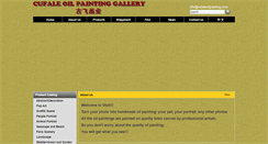 Desktop Screenshot of cufaleoilpainting.com